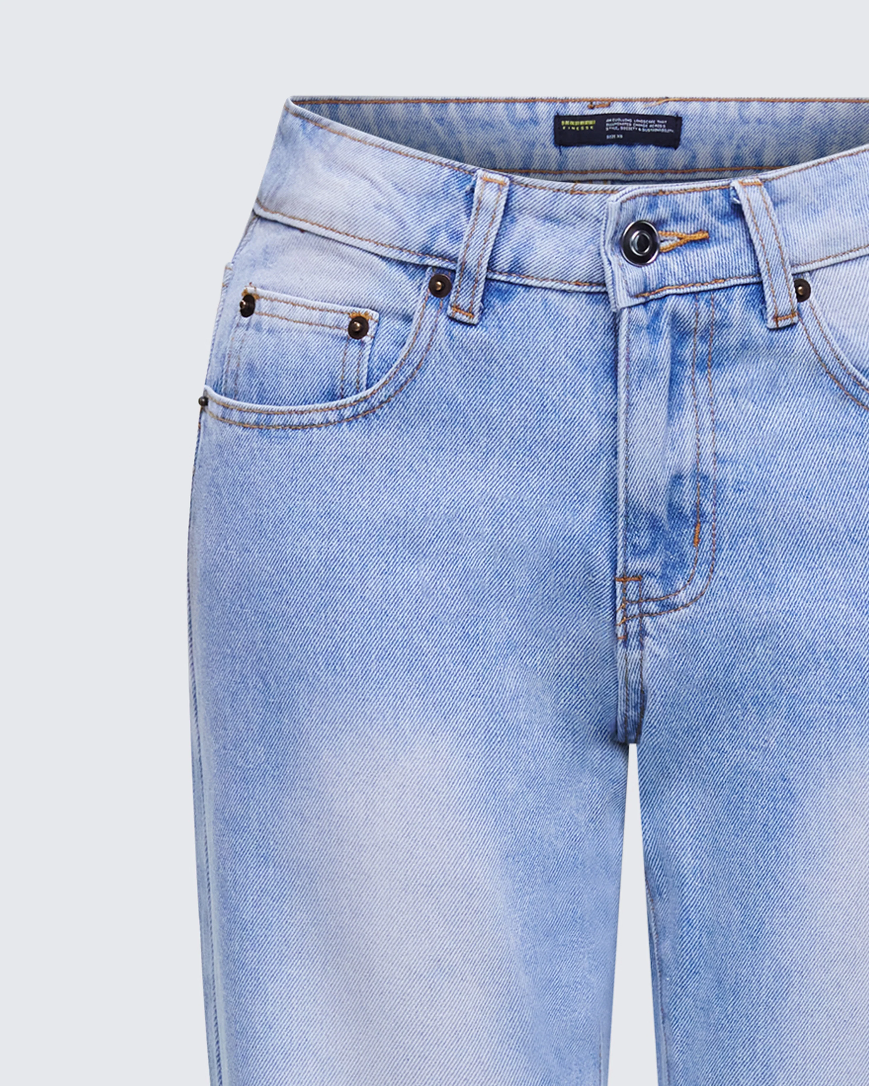 Achara Blue Denim Low Rise Jean - Image 6