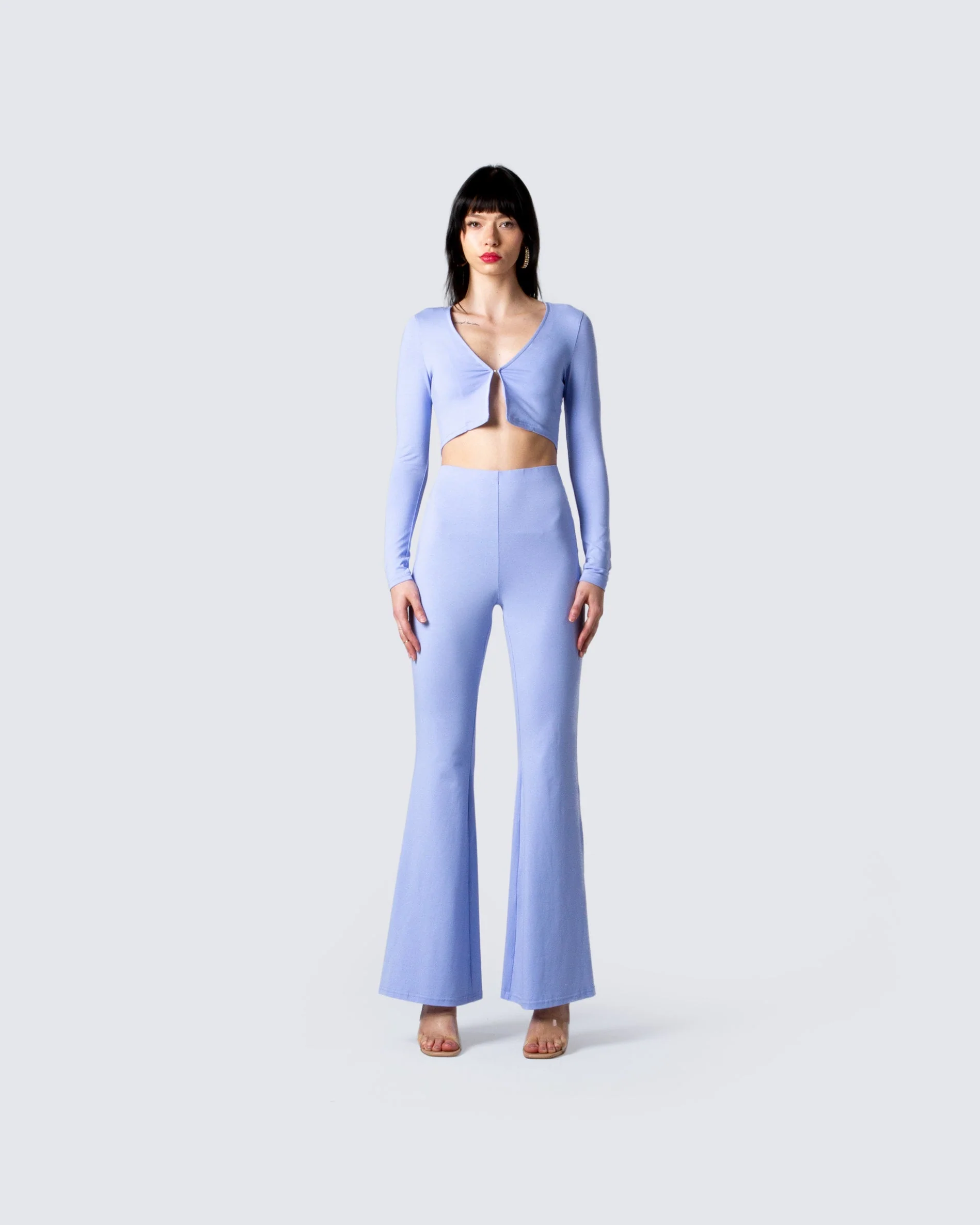 Lori Lavender Jersey Top - Image 4