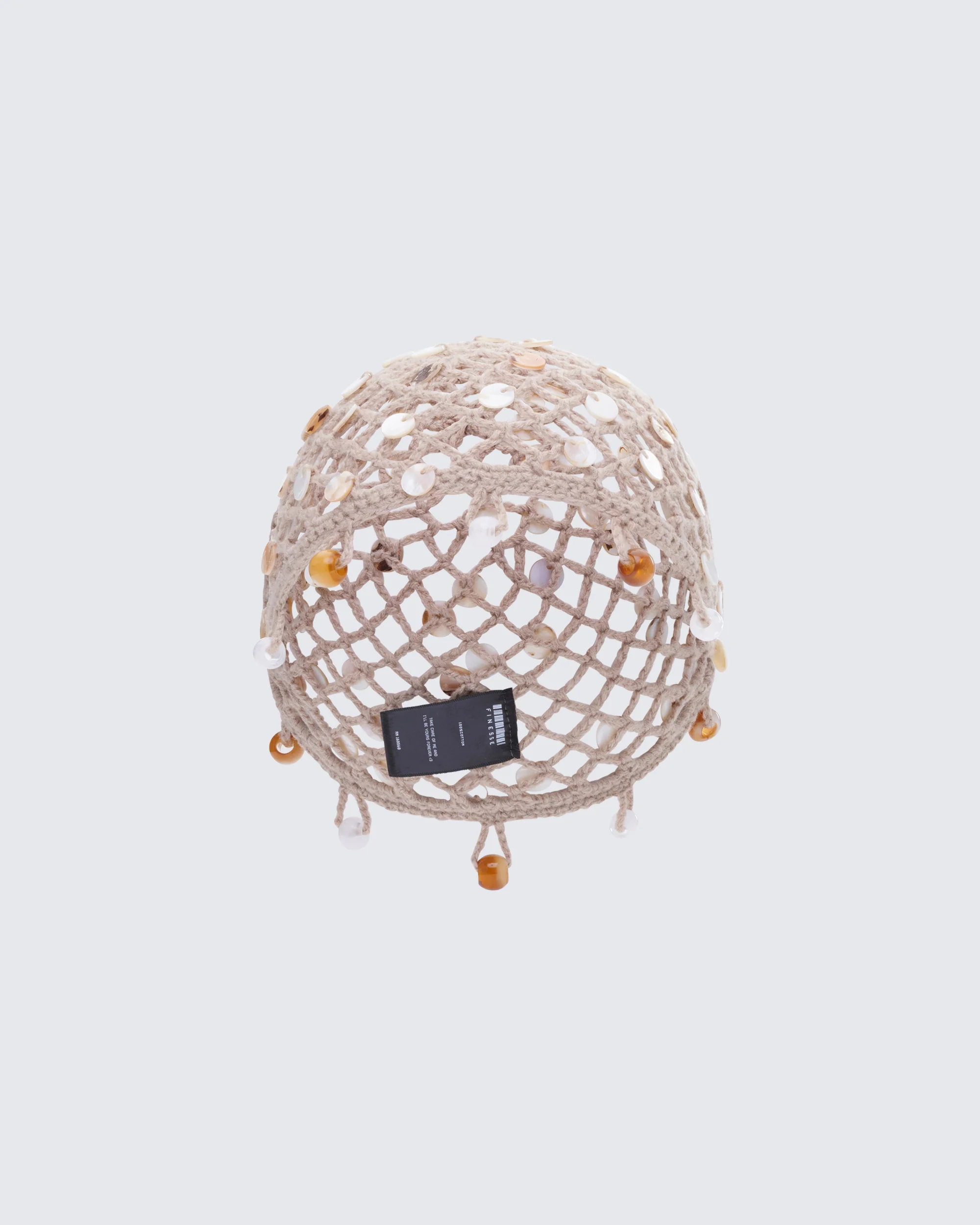 Rosia Stone Crochet Sequin Hat