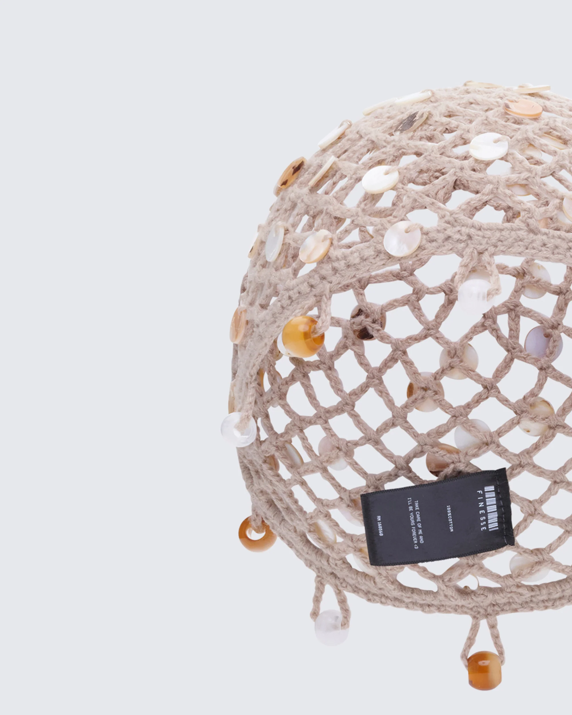 Rosia Stone Crochet Sequin Hat - Image 2